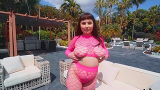 Olivia Vee with large tits enjoys while getting fucked hard