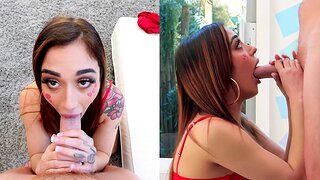 Casting beauty works that ass like a goddess in premium POV